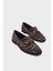 Metal Tokalı Kadın Loafer Ayakkabı 2
