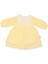 Kız Bebek Sarı Bebe Yakalı Puantiyeli Elbise - 1015267 1