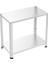 2 Katlı Galvaniz Çelik Raf - Depo, Arşiv, Kiler, Dosya, Market Rafı 43X75 Cm-50 Cm-1.00 mm 2