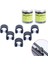 100PCS Tarzı Mtb Yol Bisikleti Downtube Fren Hatları Kılavuzu 6mm Dia.max Bisiklet Hidrolik Muhafaza Kablo Vites Hatları Kelepçesi Bisiklet Aksesuarları (Yurt Dışından) 2