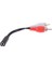 2in1 Ses Kablosu 3.5mm - 2rca Çift Lotus Kafa Ses Adaptör Kablosu Av Kablosu (Yurt Dışından) 3