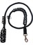 Köpek gezdirme tasması orta ve büyük ırk siyah deri-halat:14mm uzunluk:120cm tasma:ayarlamalı dog collar TB6-2 8