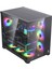 F-7 Lite V2 Gaming Atx Akvaryum Kasa Uzaktan Kumandalı 7 Rgb Fan 1