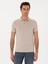 Erkek Vizon Slim Fit Pamuk Polo Yaka T-Shirt 50300716-VR052 1