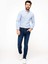 Erkek Saks Slim Fit Uzun Kollu Gömlek 50200206-VR045 3