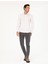 Erkek Beyaz Slim Fit Uzun Kollu Gömlek 50210603-VR013 4