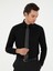 Erkek Siyah Slim Fit Pamuklu Klasik Gömlek 50311551-VR046 3