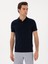 Erkek Lacivert Slim Fit Pamuk Polo Yaka T-Shirt 50300716-VR033 1