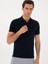 Erkek Lacivert Slim Fit Pamuk Polo Yaka T-Shirt 50300716-VR033 3