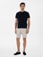 Erkek Lacivert Slim Fit Bisiklet Yaka Pamuk Basic T-Shirt 50310023-VR033 4