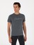 Erkek Antrasit Slim Fit Bisiklet Yaka T-Shirt 50310035-VR006 1