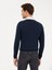 Erkek Lacivert Slim Fit V Yaka Basic Triko Kazak 50231721-VR033 5