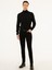 Erkek Siyah Slim Fit Balıkçı Yaka Basic Triko Kazak 50227794-VR046 4