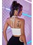 Şık Kalp Aksesuarlı Crop Büstiyer T-Shirt 2