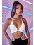Şık Kalp Aksesuarlı Crop Büstiyer T-Shirt 3