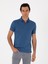Erkek Indigo Slim Fit %100 Pamuk Polo Yaka T-Shirt 50300934-VR028 1
