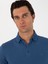 Erkek Indigo Slim Fit %100 Pamuk Polo Yaka T-Shirt 50300934-VR028 2