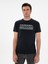 Erkek Siyah Slim Fit Bisiklet Yaka Desenli T-Shirt 50302274-VR046 3