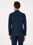 Erkek Lacivert Slim Fit %100 Keten Ceket 50306124-VR033 5