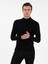Erkek Siyah Slim Fit Basic Kazak 50293281-VR046 1