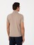 Erkek Koyu Bej Slim Fit Polo Yaka Pamuklu Basic T-Shirt 50300934-VR088 5