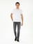 Erkek Beyaz Slim Fit Bisiklet Yaka Merserize Basic T-Shirt 50305451-VR013 4
