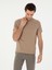 Erkek Vizon Slim Fit Bisiklet Yaka Merserize Basic T-Shirt 50305451-VR052 3