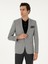 Erkek Gri Slim Fit Yün Klasik Ceket 50305790-VR024 1