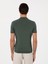 Erkek Koyu Yeşil Slim Fit Apaş Yaka Triko T-Shirt 50313020-VR079 5