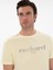 Erkek Sarı Regular Fit Bisiklet Yaka Desenli T-Shirt 50301489-VR044 2
