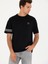 Erkek Siyah Oversize Tişört 50266514-VR046 1