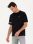 Erkek Siyah Oversize Tişört 50266514-VR046 2