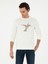 Erkek Ekru Regular Fit Bisiklet Yaka Sweatshirt 50300976-VR019 1
