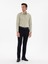 Erkek Haki Slim Fit Pamuklu Oxford Gömlek 50304497-VR027 4