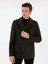 Erkek Haki Slim Fit Kaşe Kaban 50293483-VR027 3