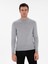 Erkek Gri Slim Fit Basic Kazak 50296402-VR024 1