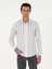 Erkek Koyu Mavi Slim Fit Uzun Kollu Gömlek 50285542-VR032 1