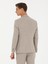 Erkek Bej Slim Fit Yün Kaşmir Karışımlı Çizgili Klasik Ceket 50272614-VR011 5