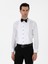 Erkek Beyaz Slim Fit Pamuk Karışımlı Ata Yaka Smokin Gömlek 50308852-VR013 1