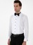 Erkek Beyaz Slim Fit Pamuk Karışımlı Ata Yaka Smokin Gömlek 50308852-VR013 3