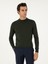 Erkek Haki Slim Fit Basic Kazak 50296402-VR027 1