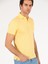 Erkek Açık Sarı Polo Yaka Slim Fit Basic Merserize T-Shirt 50265364-VR004 2