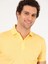 Erkek Açık Sarı Polo Yaka Slim Fit Basic Merserize T-Shirt 50265364-VR004 3