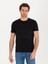 Erkek Siyah Bisiklet Yaka Slim Fit T-Shirt 50266621-VR046 4