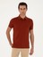 Erkek Kiremit Slim Fit Basic Tişört 50284769-VR031 1