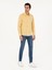 Erkek Sarı Slim Fit Kaşmir Karışımlı Oxford Gömlek 50291353-VR044 4