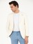 Erkek Beyaz Slim Fit Yün Keten Karışımlı Ceket 50264752-VR013 3