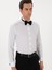 Erkek Beyaz Slim Fit Pamuk Karışımlı Manşetli Smokin Gömlek 50304049-VR013 3
