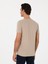Erkek Bej Slim Fit Bisiklet Yaka Pamuklu T-Shirt 50300699-VR011 5