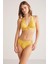 Poly Desenli Aksesuar Detay Üçgen Bikini 1